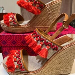 Tory Burch wedge Sandler’s